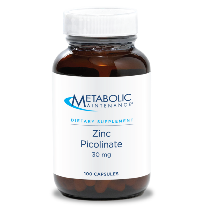 Zinc Picolinate 30 mg 100 Capsules Biotype Nutrients
