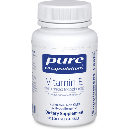 Vitamin E (Natural) 90 gels pure encapsulations