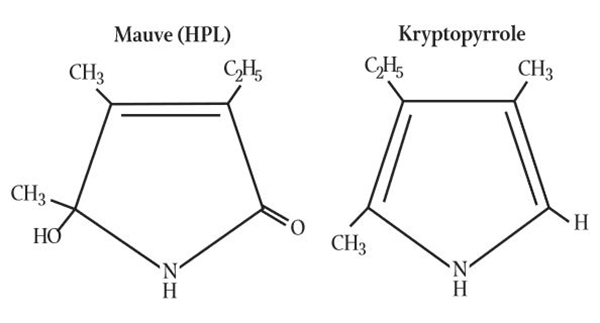 HPL, or hydroxyhemopyrrolin-2-one, is a chemical compound associated with the condition known as pyrrole disorder, also referred to as pyroluria or kryptopyrroluria. 

A pyrrole s a byproduct of the synthesis of hemoglobin, the protein in red blood cells that carries oxygen.

HPL binds toe vitamin B6 and zinc, causing them to be excreted in the urine and leading to deficiencies of these nutrients. 